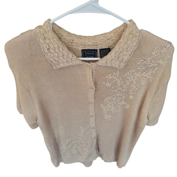 Laura Scott Embroidered Sweater - Picture 2 of 6